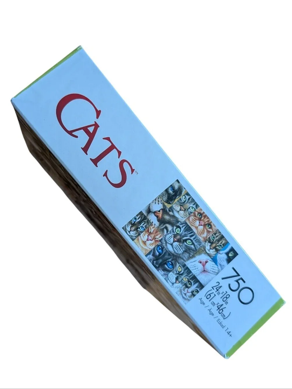 NWT Buffalo Games - Cat 750-Piece Cat Puzzle White Box with Multicolor